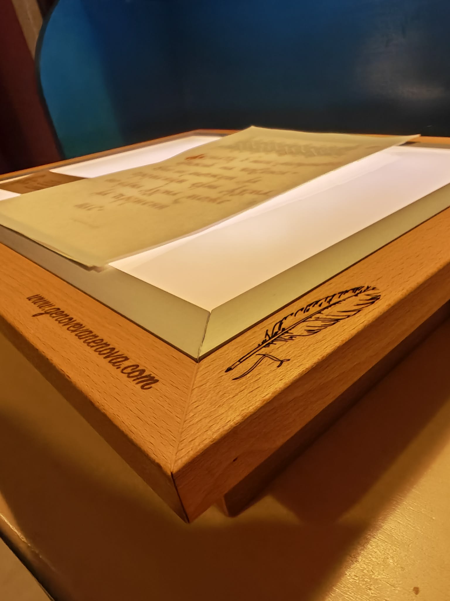 Калиграфска писалищна дъска с осветление | А4 |А3